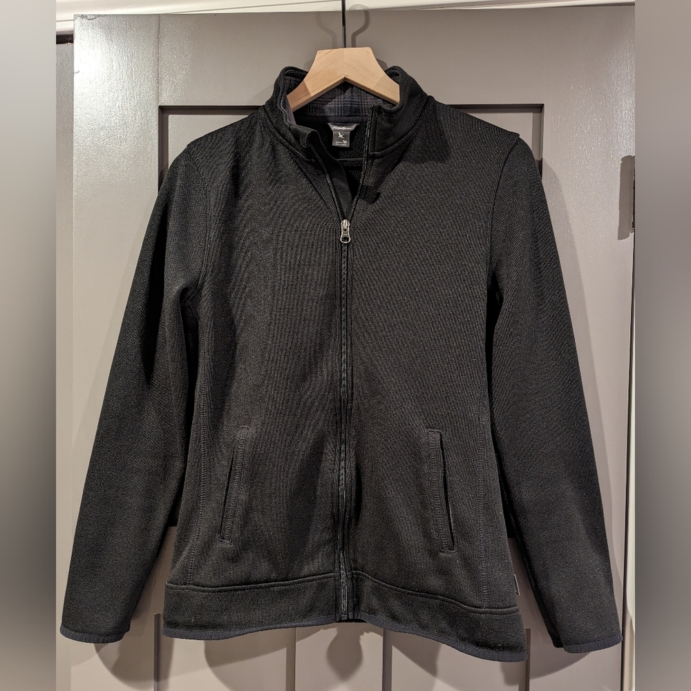 Eddie Bauer Women's Full Zip Mock Neck Radiator Fleece Sweater